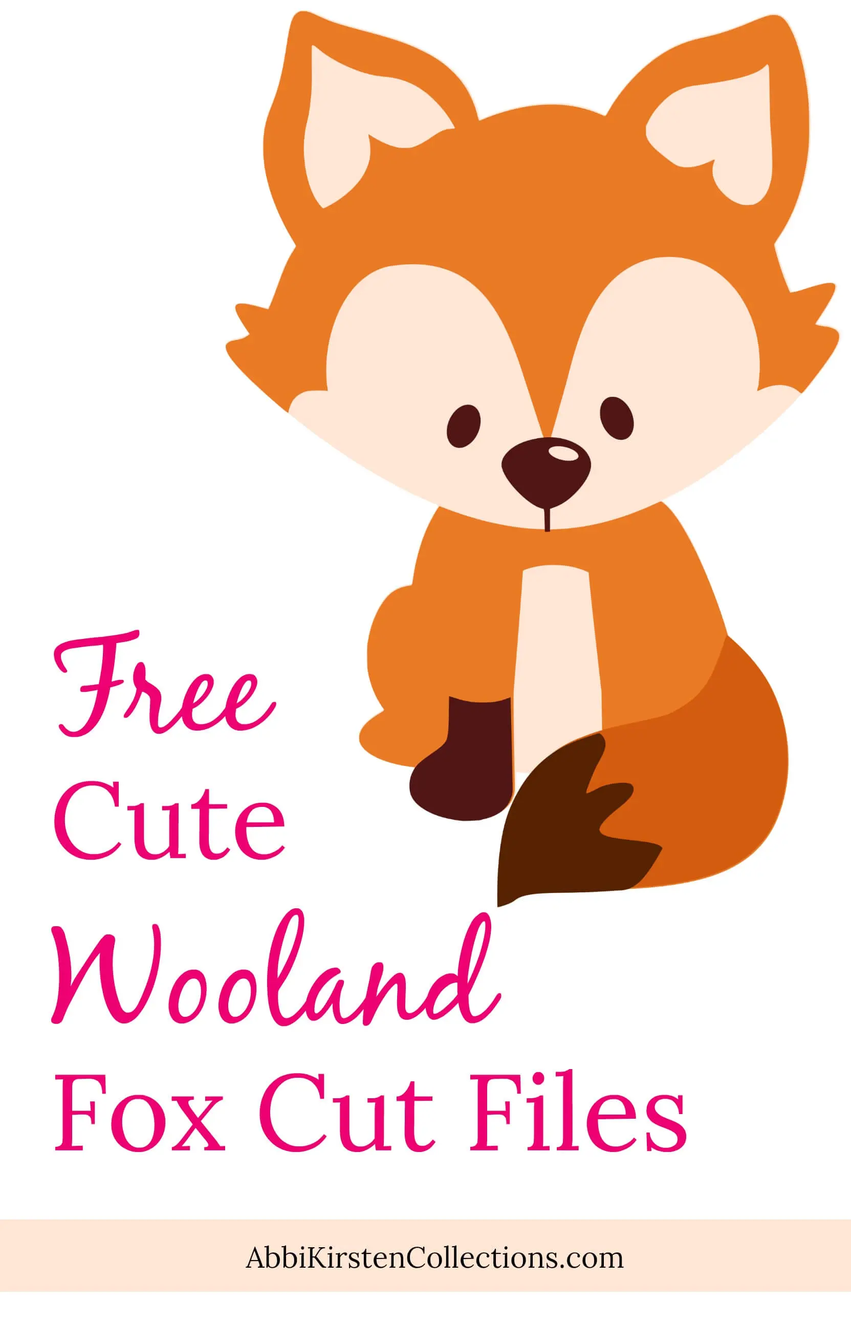 Free cute fox cut files.