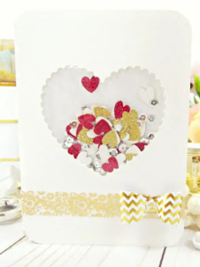 DIY Valentine’s Day Confetti Card Story