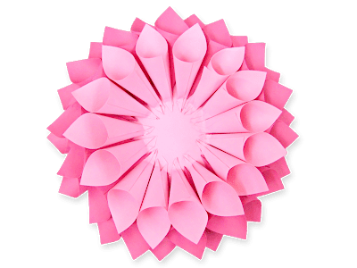 DIY Giant Dahlia Paper Flowers: How to Make Large Paper Dahlias
