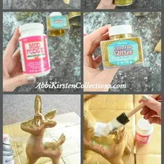 Gold Jewel Christmas Deer