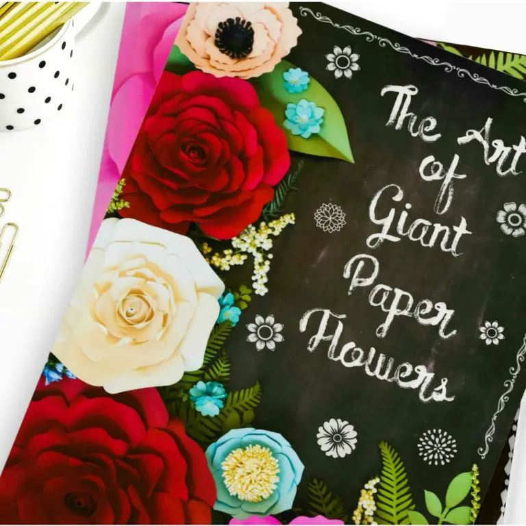 The Art of Giant Paper Flowers – Free Giant Paper Flower Template by Abbi Kirsten Collections