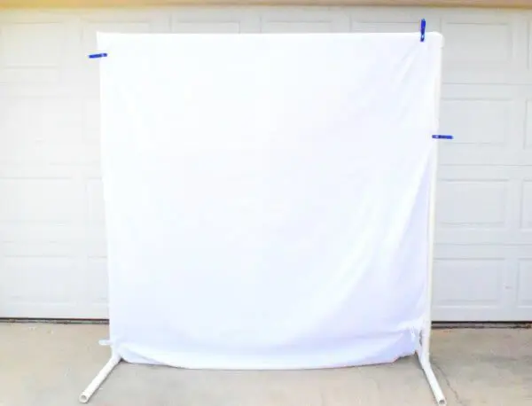 DIY Freestanding PVC Backdrop