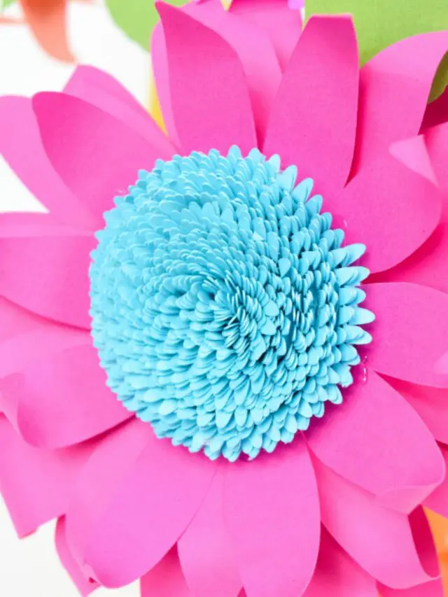 Paper Sunflower Tutorial Story