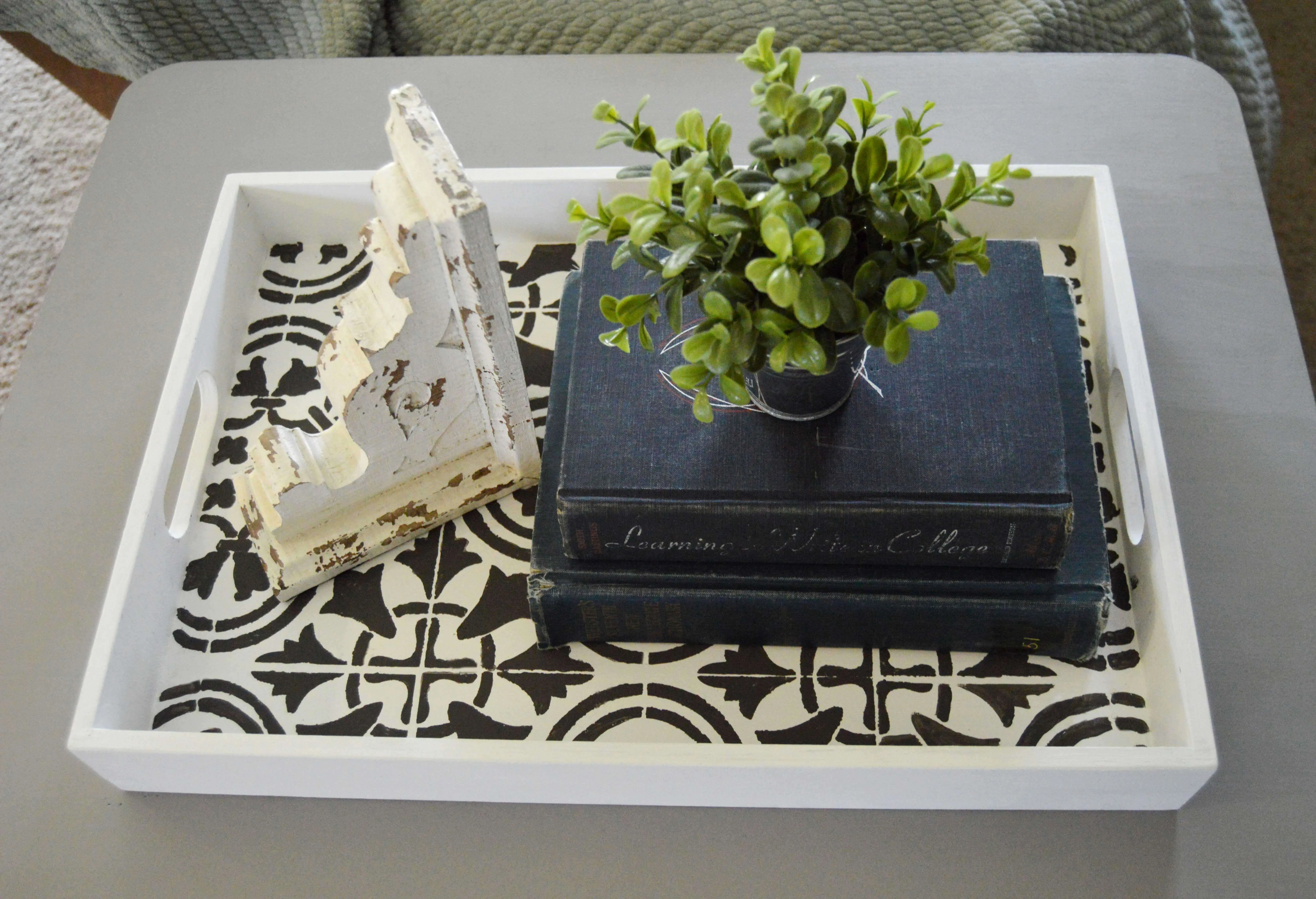 Farmhouse Wooden Tray