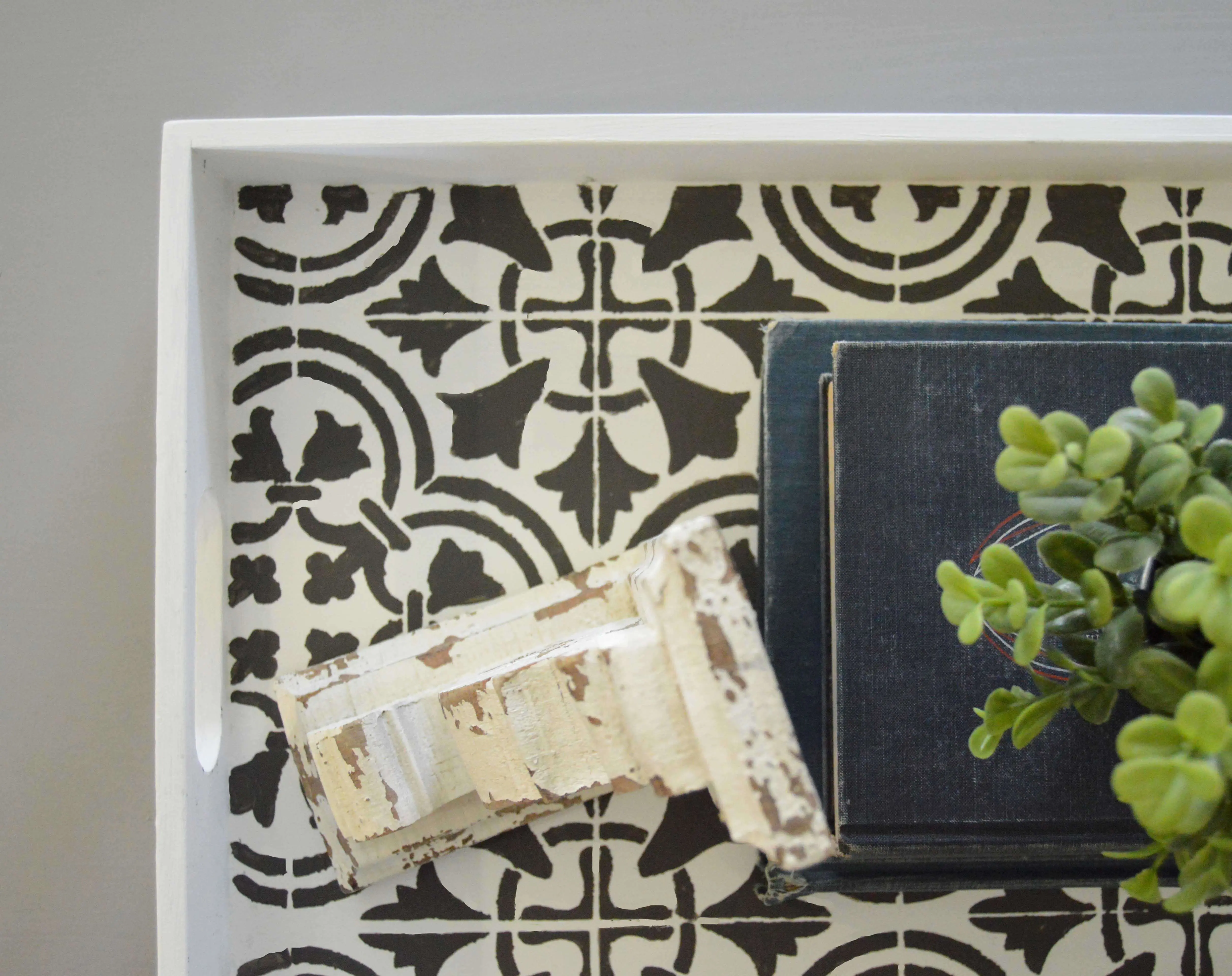 Farmhouse Wooden Tray