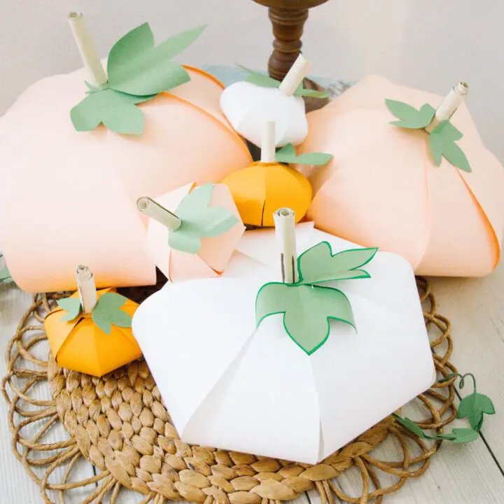DIY Paper Pumpkins