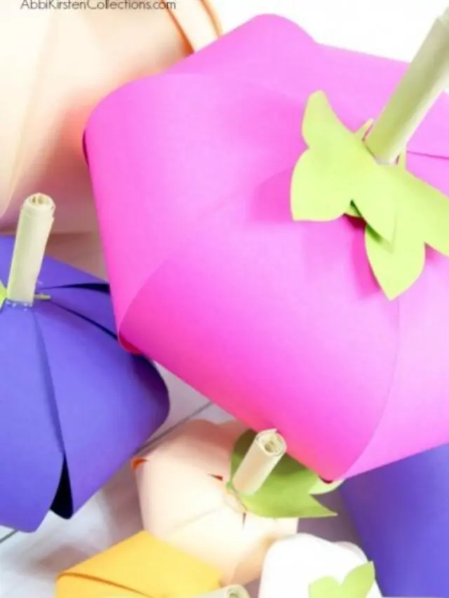Paper Pumpkin Step-By-Step DIY Tutorial