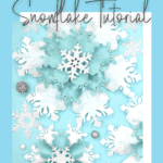 Giant Paper Snowflake Tutorial with Snowflake Templates
