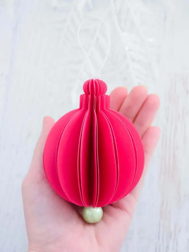 DIY Paper Ornament Tutorial
