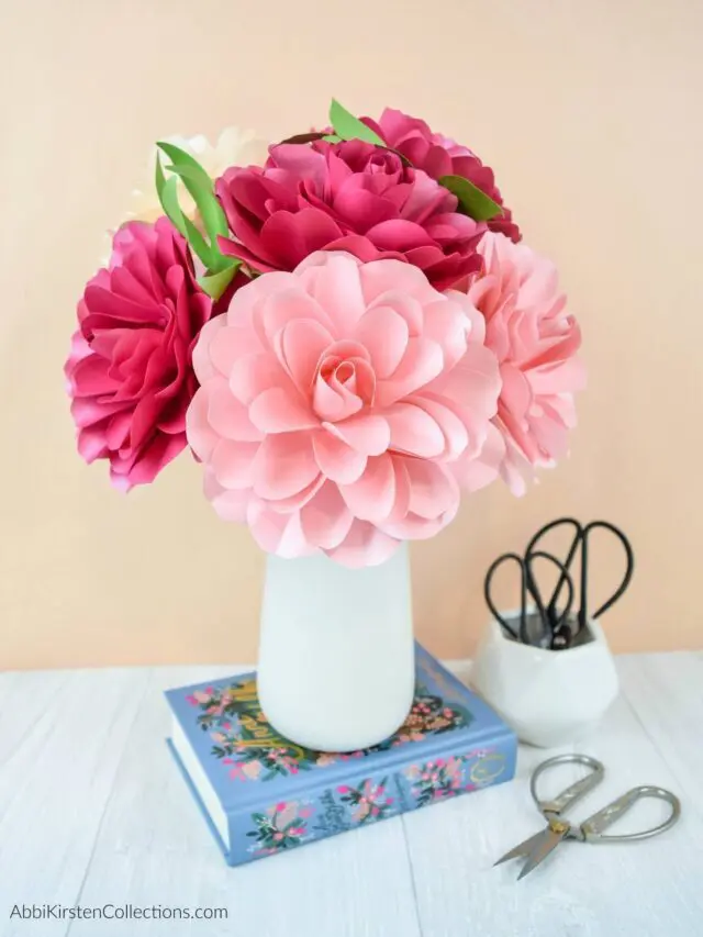 Make The Prettiest Camellia Paper Rose Story