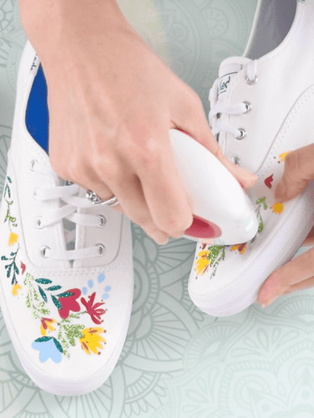 How to Use the Cricut Easypress Mini: DIY Custom Shoe Tutorial Story