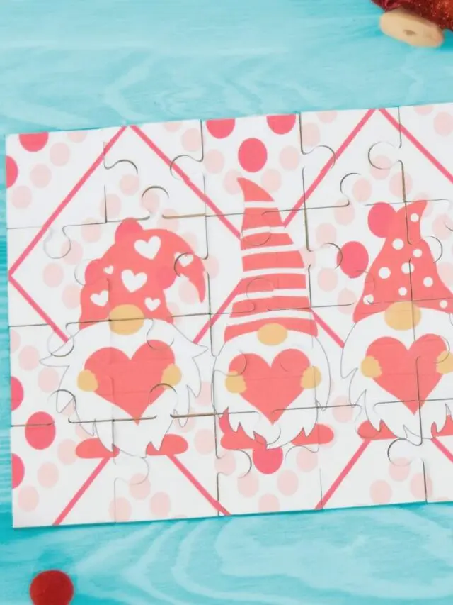 How to Make a Puzzle with Cricut Story