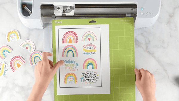 Free printable sticker templates for Cricut.