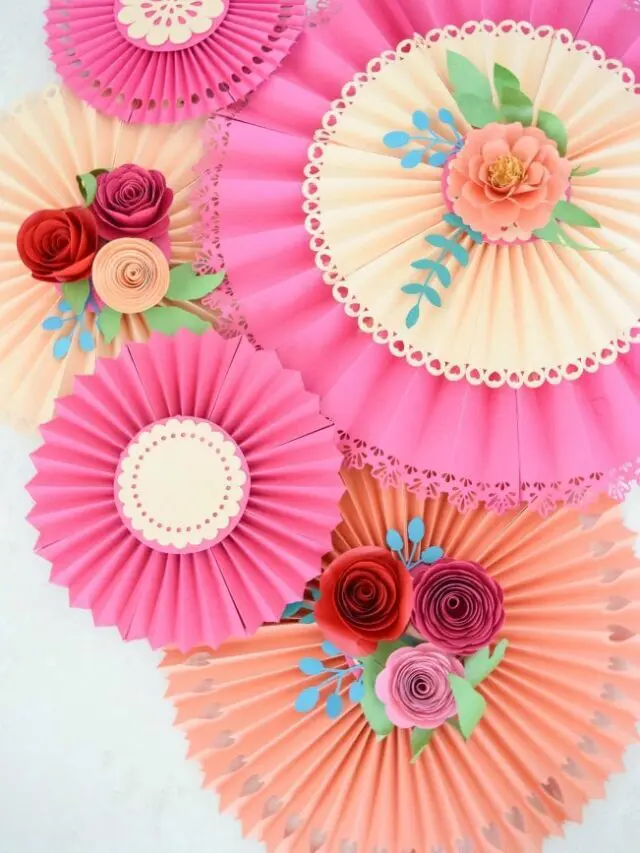 Paper Rosette Fans Story