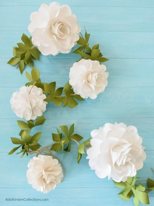 Floral Paper Garlands Tutorial Story