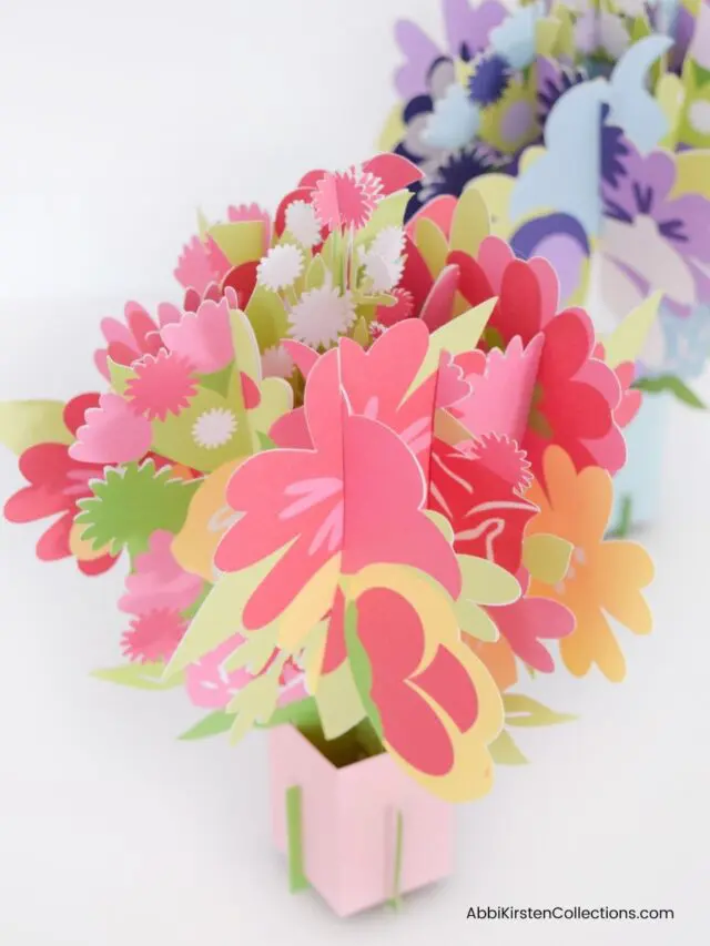 How to Make Pop-up Flower Cards Story