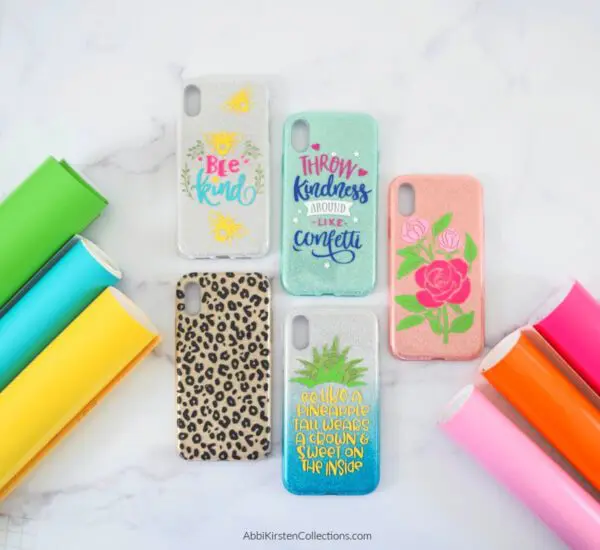 DIY iphone cases with Cricut. 