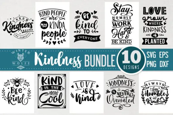 Kindness SVG bundle