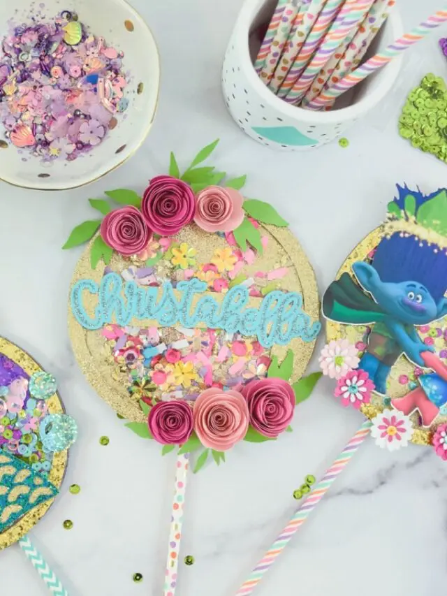 Shaker Cake Topper Tutorial Story