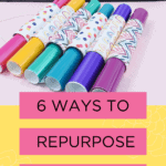 6 Ways to Repurpose Cardboard Tubes - Vinyl Cardboard Tube Crafts
