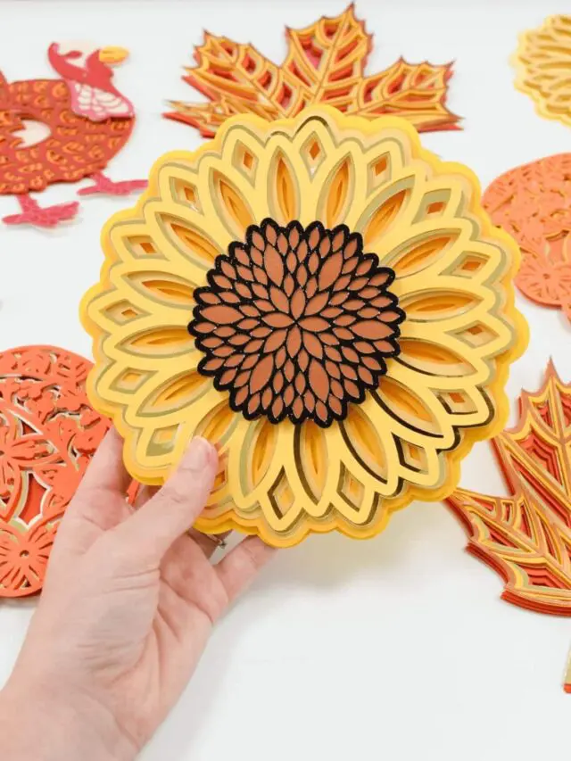 How to Make Layered Paper Mandala Craft With Cricut Story