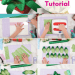 DIY Decorative Christmas Gift Boxes with Faux Glitter Leather