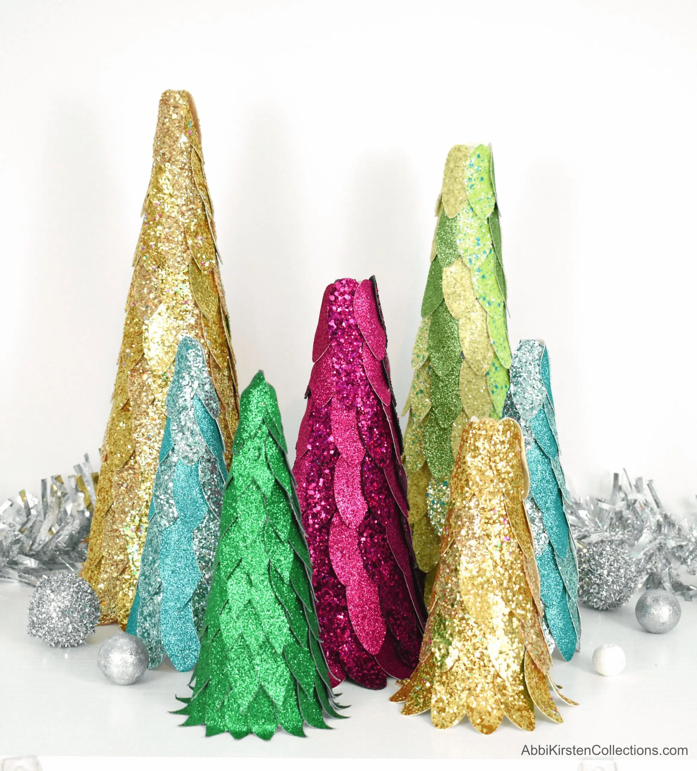 Handmade Christmas Faux Leather Earrings for Women Girls Halloween Bohemian Lightweight Teardrop Dangle Earrings -style 1　並行輸入品 Faux Leather Christmas Tree Craft | Abbi Kirsten Collections