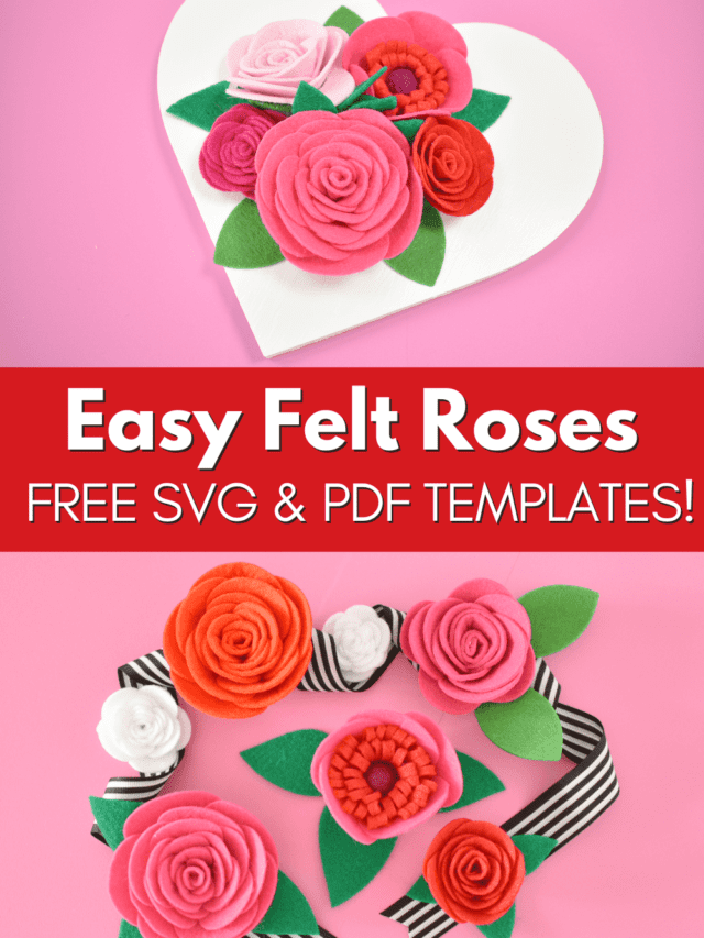 How to Make Easy Felt Roses Story