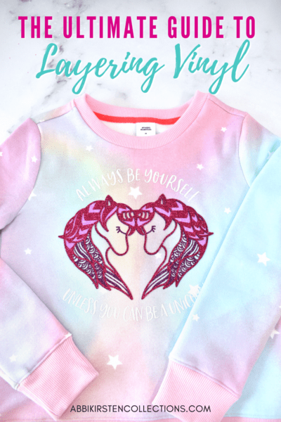 The ultimate guide to layering heat transfer vinyl.