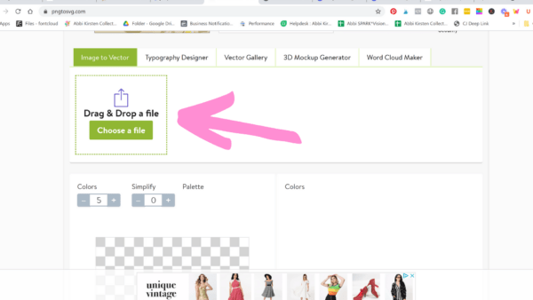 How to convert a photo into a SVG
