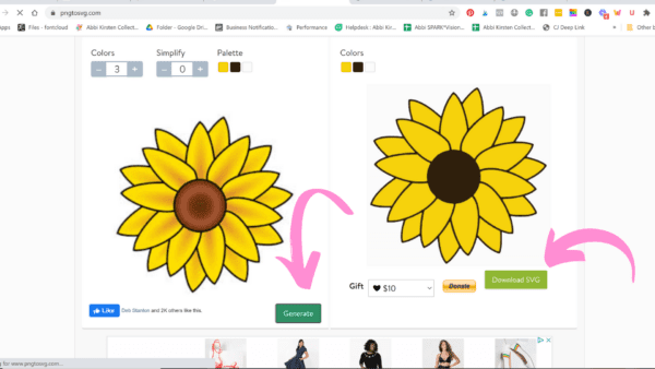 How to download an SVG file from PngtoSVG.com