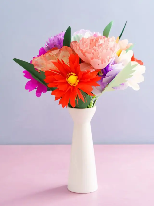 Handmade paper flowers