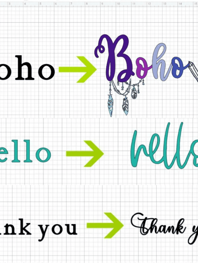 How to Install Fonts, Weld Text, and Insert Special Text Characters in Cricut Design Space Story