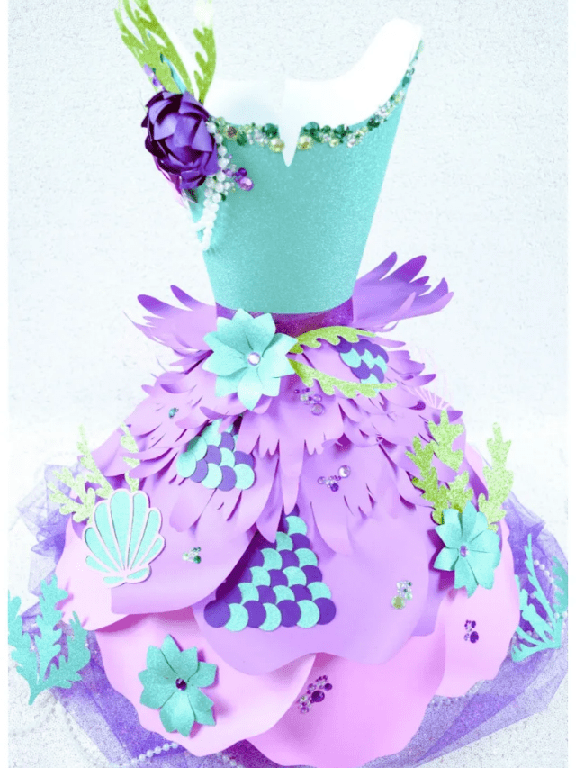 Paper Dress Template: Paper Dress DIY Tutorial Story