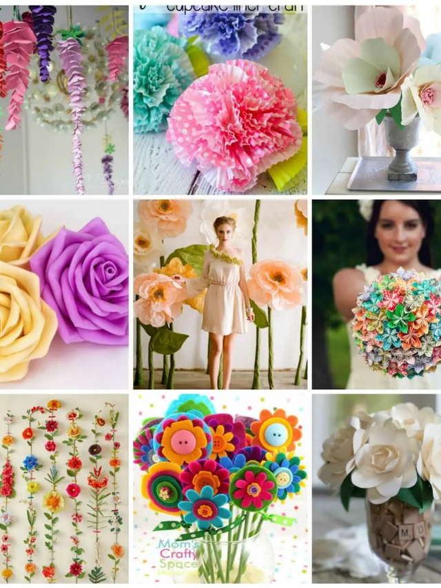 The Ultimate List of Handmade Flower Tutorials- 37 Inspiring Projects Cover Image