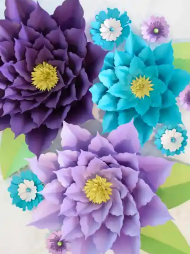 DIY Giant Amaryllis Paper Flowers Cover Image