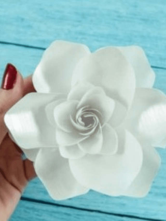 DIY Paper Gardenia Flower Tutorial