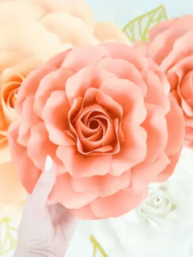 Giant Spiral Paper Rose Tutorial Cover Image