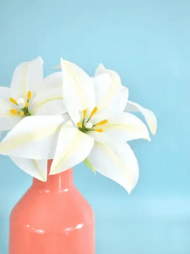 How to Make Crepe Paper Lily Flowers Story