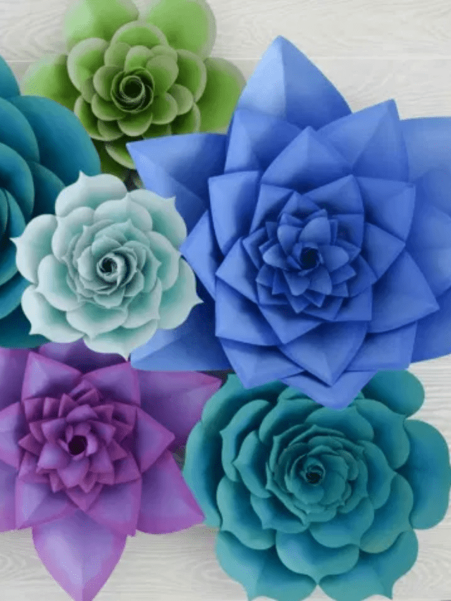How to Make Giant Paper Succulents Cover Image