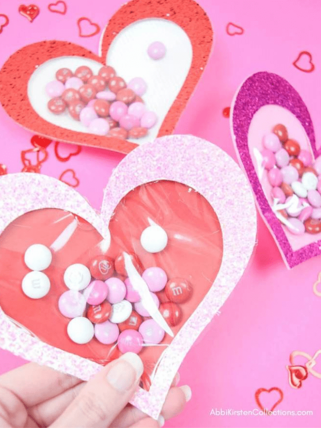 Candy Filled Hearts – Easy Valentine’s Craft with Free SVG and Tutorial Story