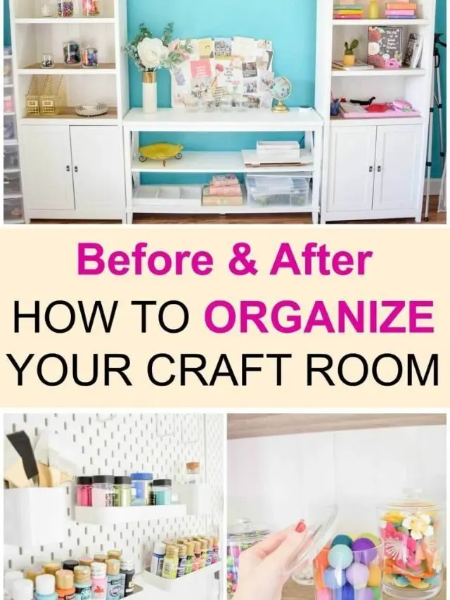 Craft Room Organization: Best Storage Ideas (+ FREE Craft Room Printables!) Story