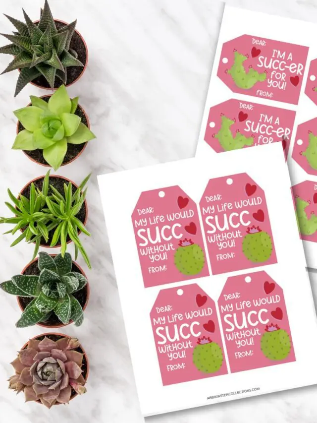 12 Adorable Free Valentine’s Printables for Kids and Adults Story