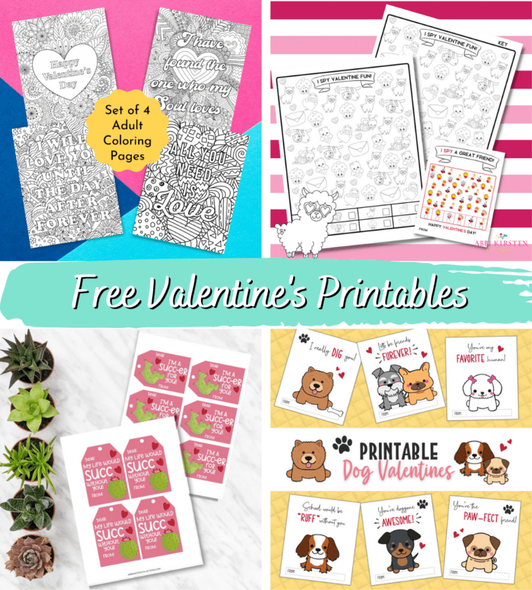 17+ Free Valentine’s Day Printables For Kids In 2024