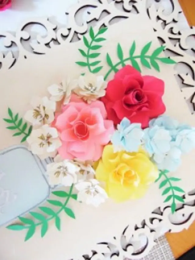 3D Paper Flower Wall Art- Home Wall Decor Story