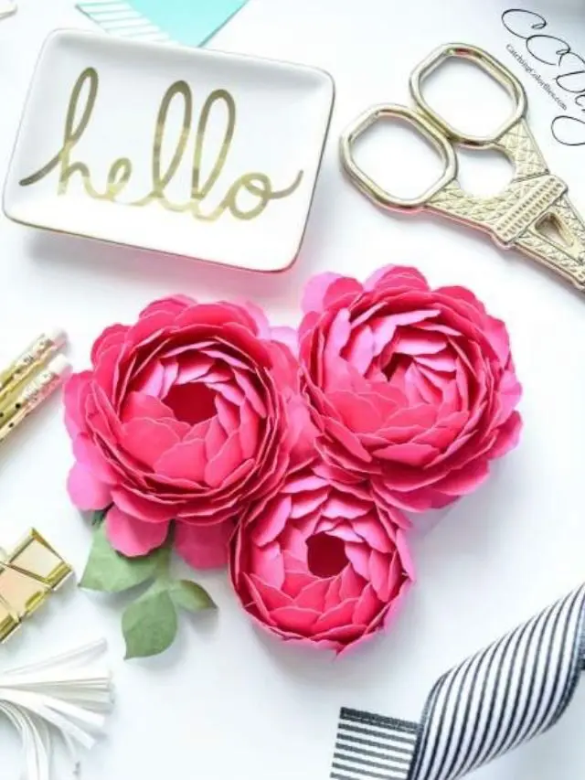 Paper Flower Peony: How to Make Paper Peonies Story