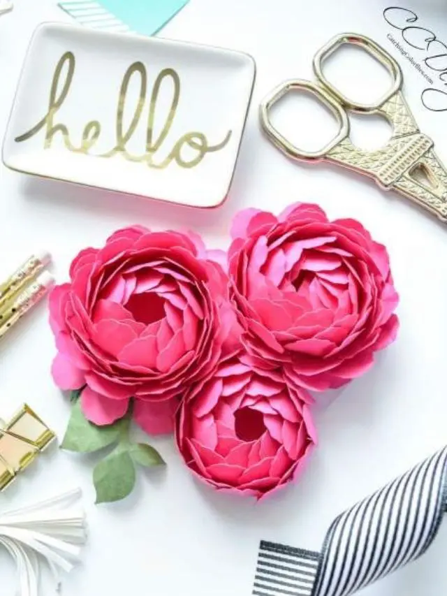 Paper Flower Peony_ How to Make Paper Peonies cover