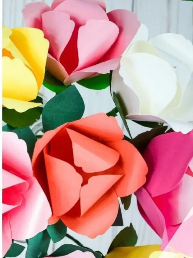 Spring Tulip Paper Flower Tutorial Story
