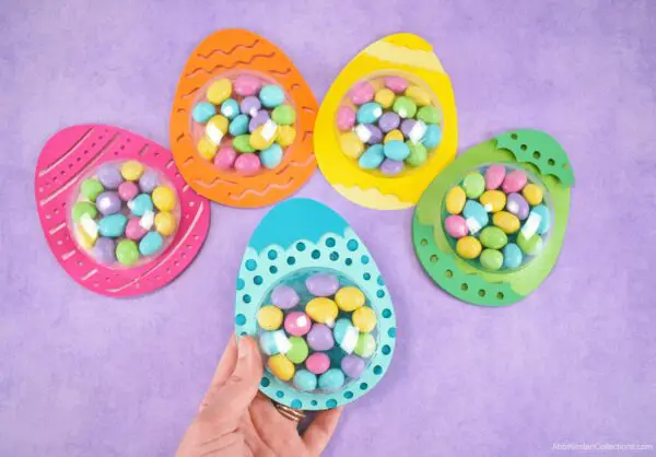 Easter egg candy holder