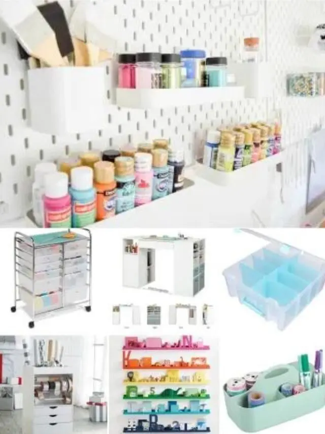 Best Storage Ideas to Organize Your Craft Room Story